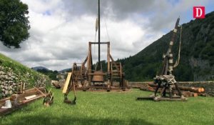 Les machines de guerre présentées au public au château de Foix