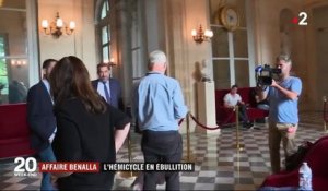 Affaire Benalla : Marine Le Pen et Christophe Castaner s'écharpent dans les couloirs de l'Assemblée nationale