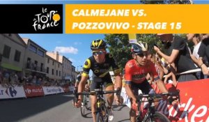 Calmejane vs. Pozzovivo - Étape 15 / Stage 15 - Tour de France 2018