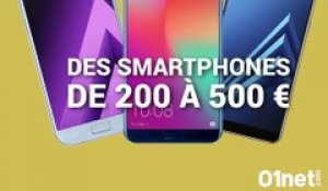 Top 10 : les meilleurs smartphones de 200 à 500 euros (juillet 2018)