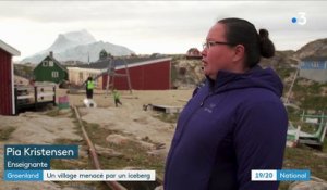 Groenland : un village menacé par un iceberg