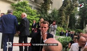 Affaire Benalla : "Le responsable, c'est moi", estime Emmanuel Macron