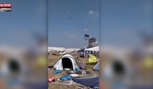 Allemagne : Un tourbillon de tentes en plein festival (Vidéo)