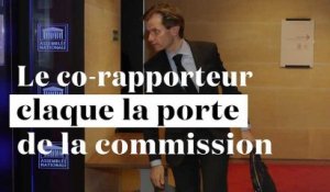 "Est-ce que l'Elysée souhaite torpiller notre commission ?" Le co-rapporteur suspend sa participation