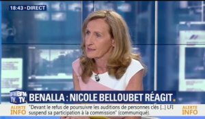 Nicole Belloubet sur l'affaire Benalla: "L'exécutif n'a rien à cacher"