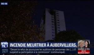 "Des grosses flammes sont sorties." Des habitants témoignent de l'incendie meurtrier à Aubervilliers