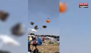 Allemagne : une mini tornade met un bazar monstre dans un festival (Vidéo)