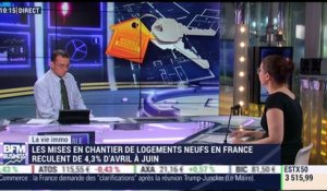 Marie Coeurderoy: Les mises en chantier de logements neufs en France reculent de 4,3% d'avril à juin - 27/07