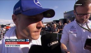 La réaction de Valtteri Bottas après le Grand Prix