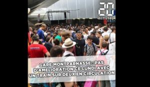 Gare Montparnasse: Pas d’amélioration ce lundi avec 50% de trains supprimés