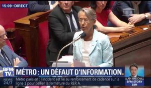 Montparnasse: "Cet incident a révélé une grande fragilité dans l'alimentation électrique de la gare", estime Elisabeth Borne