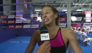 Championnats Européens / Natation : Fantine Lesaffre "Me vider la tête pour la finale"
