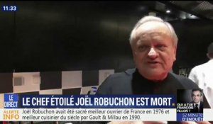 Décès de Joël Robuchon: "il y avait un style Robuchon" selon Périco Légasse