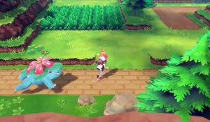 Pokémon: Let's Go Evoli/Pikachu, Florizarre allonge ses pattes et surprend les joueurs