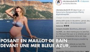 PHOTO. Nikola Karabatic papa pour la deuxième fois : Géraldine Pillet a donné naissance à leur fille Nora