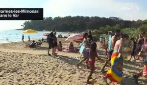 Dans le Var, les vacanciers luttent contre la chaleur