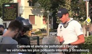 Canicule: les véhicules polluants interdits à Strasbourg mardi