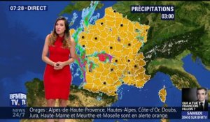 La météo pour ce jeudi 9 août 2018