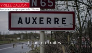 Les locaux des urgences d'Auxerre "ont été sinistrés", selon un lieutenant des pompiers de l'Yonne