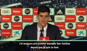 Real Madrid -  Courtois : "Depuis tout petit j'ai un maillot de Casillas"
