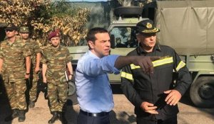 Incendies en Grèce : Alexis Tsipras annonce le montant des indemnisations
