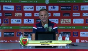 Gazélec Ajaccio 1-3 FC Lorient : la réaction d'A. Cartier et de M. Landreau