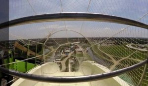 Toboggan à eau le plus haut du monde... Vertigineux