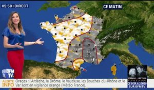 Le sud-est est traversé par une forte activité électrique, le ciel restera maussade sur toute la France ce lundi avant une semaine plus estivale