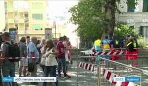 Gênes : plus de 600 habitants devront être relogés