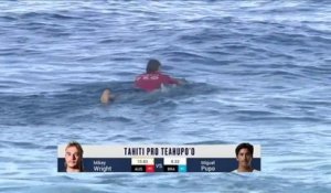 Adrénaline - Surf : Tahiti Pro Teahupo'o, Men's Championship Tour - Round 2 heat 4