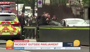 Londres : une voiture fonce dans les barrières du Parlement (vidéo)