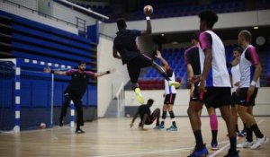 Deux séances de handball au programme