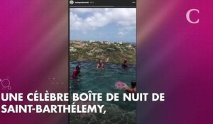 PHOTOS. Concert de Yannick Noah, aquagym… Læticia Hallyday s'éclate à Saint-Barthélemy