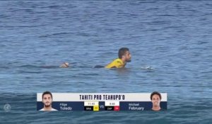 Adrénaline - Surf : Tahiti Pro Teahupo'o, Men's Championship Tour - Quarterfinal heat 1
