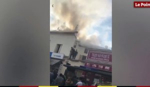 Les images de l'incendie à Aubervilliers