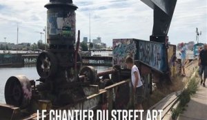 Le street art s'invite dans un chantier d'Amsterdam