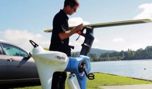 L'Hydrofoiler XE-1, un vélo aquatique permettant de pédaler sur l'eau