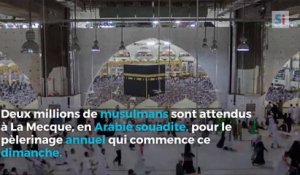 Début du pélerinage annuel de La Mecque, deux millions de musulmans attendus