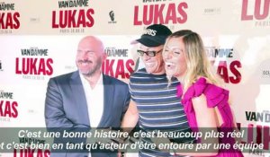 Jean-Claude Van Damme présente son dernier film "Lukas" à Paris