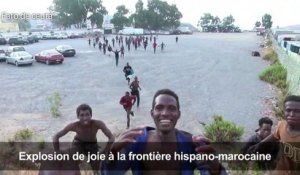 Une centaine de migrants forcent la frontière Maroc-Espagne