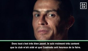 Juve - Ronaldo : "Cuadrado m'a dit que c'était un plaisir de me donner le numéro 7"