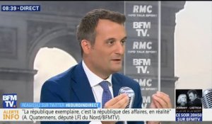 Affaire Nyssen : "la ministre de la Culture ne peut pas rester" estime Florian Philippot