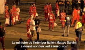 Sicile: les derniers migrants du Diciotti débarquent à Catane