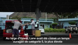 Hawaï: la tempête Lane s'éloigne, sans trop de dommages