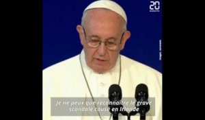 Le pape François a rencontré huit «survivants» d'abus sexuels commis par des membres du clergé