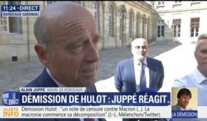 Alain Juppé assure qu'il n'a "aucune ambition gouvernementale" après la démission de Nicolas Hulot