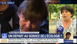 Démission de Nicolas Hulot: la députée européenne EELV Michèle Rivasi "salue une décision pleine de courage politique"