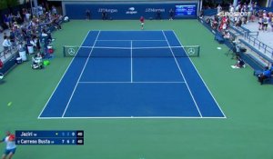 Défense et effet de folie : Jaziri a inscrit le point improbable du jour