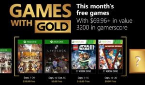 Trailer - Games With Gold - Les jeux de Septembre 2018 en vidéo