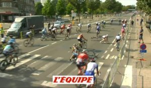 La chute du sprint final en vidéo - Cyclisme - Brussels Classic